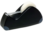 Desktop Tape Dispenser Small Black, Small Core 25.4mm (33m Length)